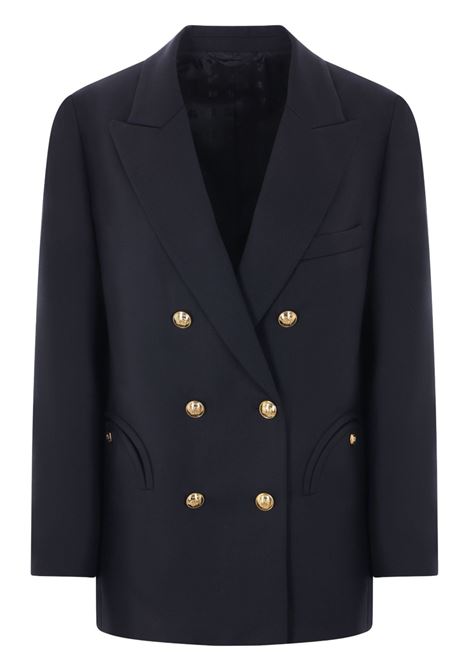 Navy blue alcanara everynight blazer Blazè Milano - women BLAZÉ MILANO | BZEND07ALCESSE0001
